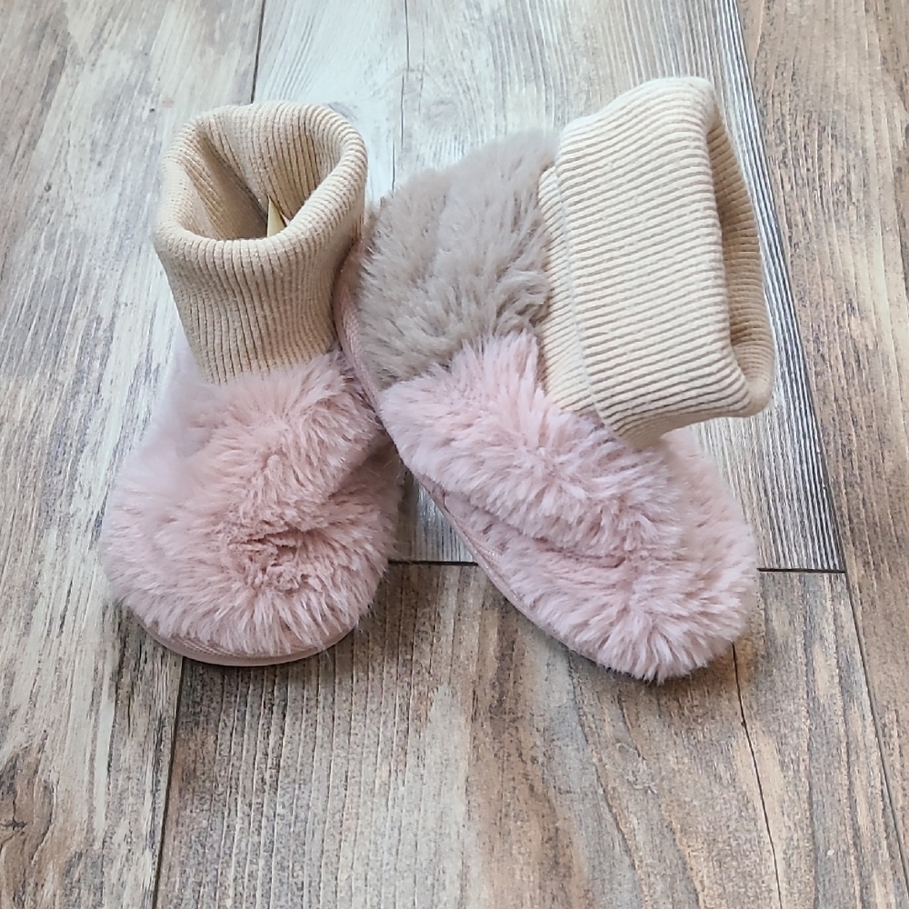 Zara Sock Slippers Size 5.5 Pink